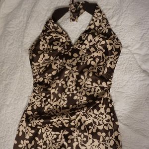 🌿$Brown form fitting dress🌿